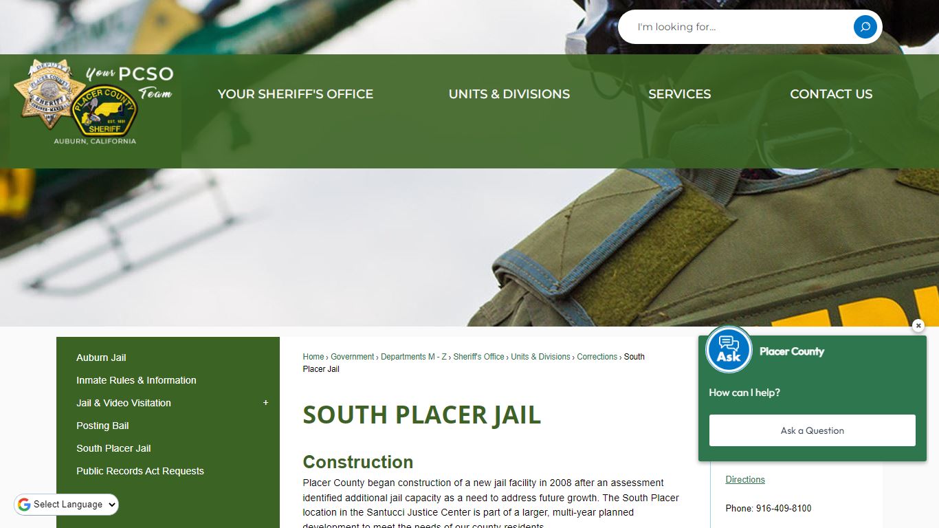 South Placer Jail - Placer County, California